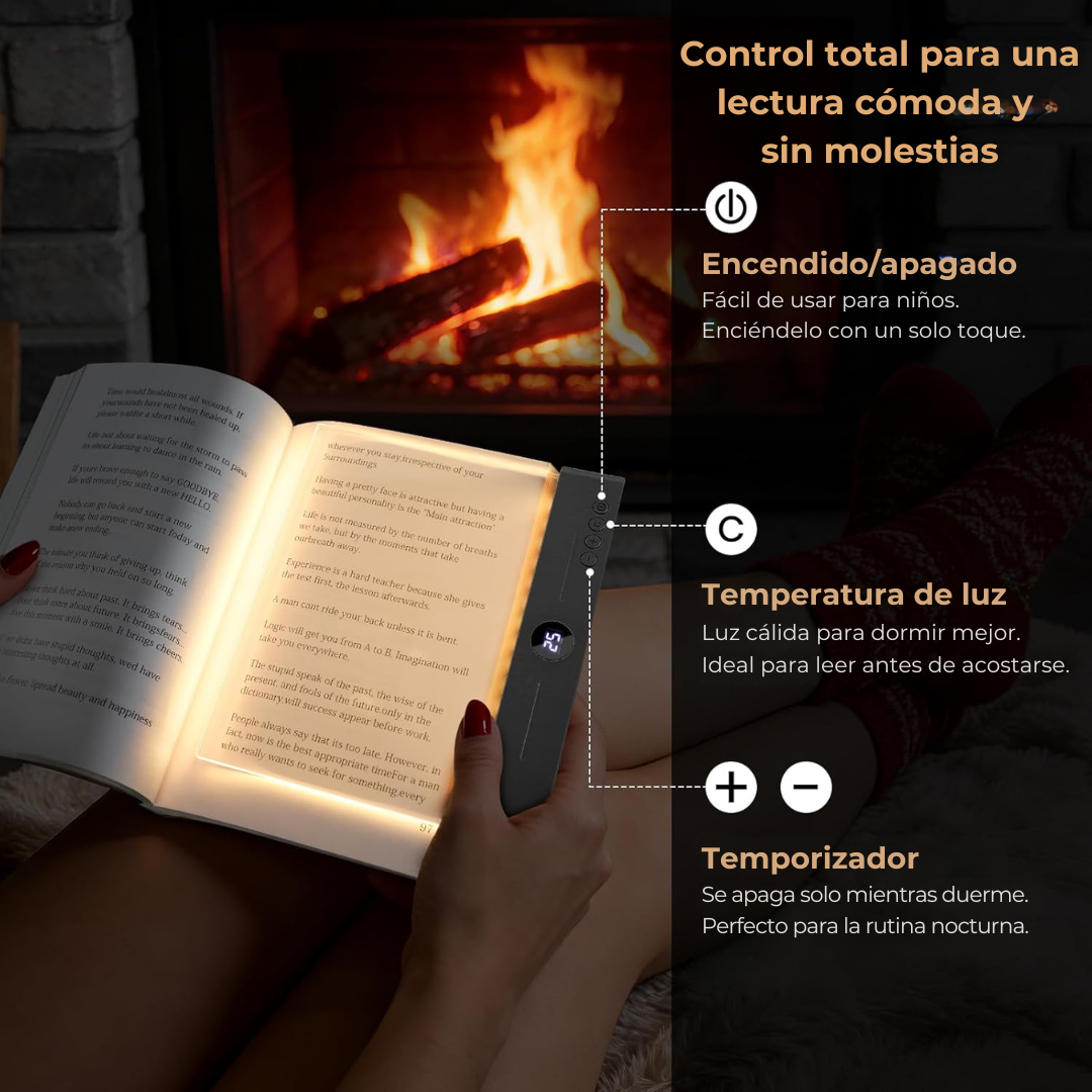 Lámpara de Lectura Nocturna con Temporizador