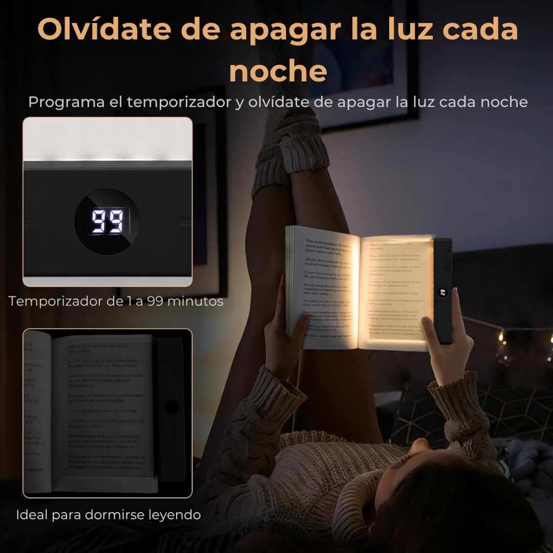 Lámpara de Lectura Nocturna con Temporizador